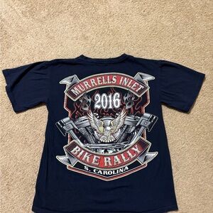 Murrells Inlet, SC motorcycle Bike Rally T-Shirt 2016, Size Small, youth/petite